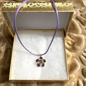 Beautiful necklace flower with start